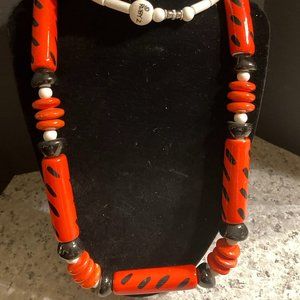 Ruby Z Eccentricity Ceramic Necklace